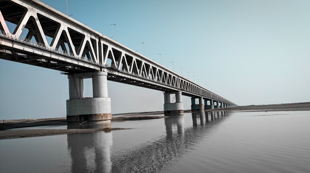 Bogibeel bridge - the longest double decker bridge in india.