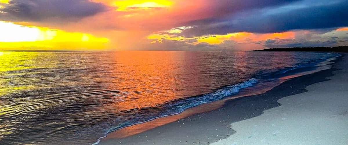 A stormy Sunset  at the North beach!