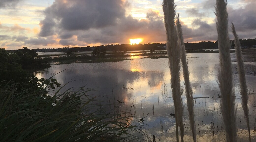 Sunset on the inlet.