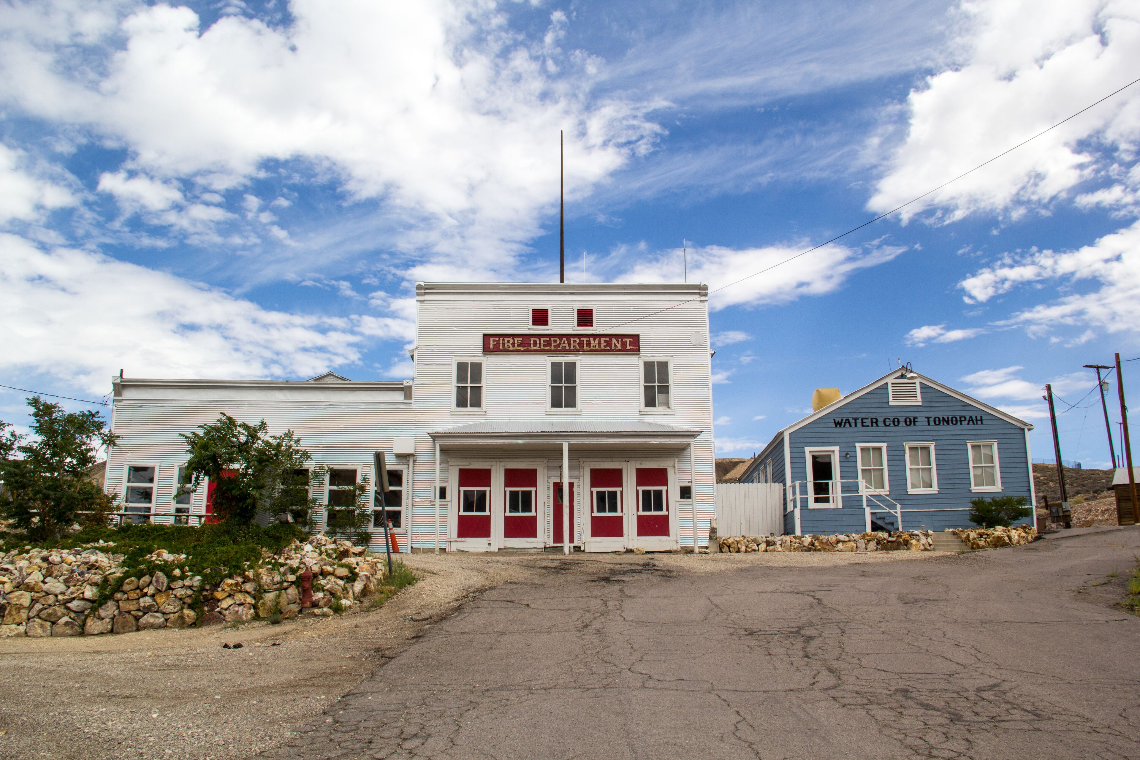 Old Town Tonopah Nevada near the Mining park Silver mines