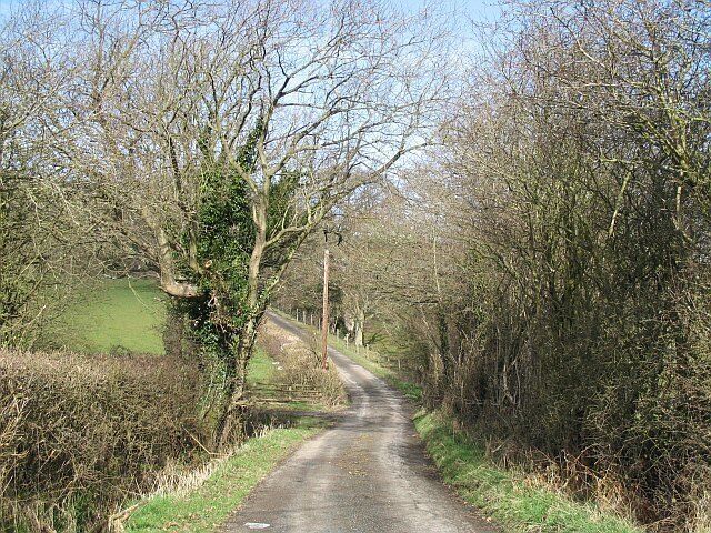 Lane by Bettws church