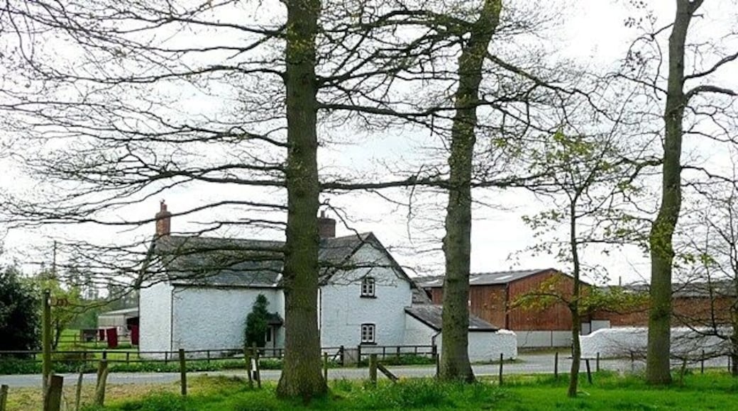Pen-y-bont The first farm to the west of the Wye on the B4358.
