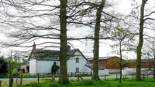 Pen-y-bont The first farm to the west of the Wye on the B4358.