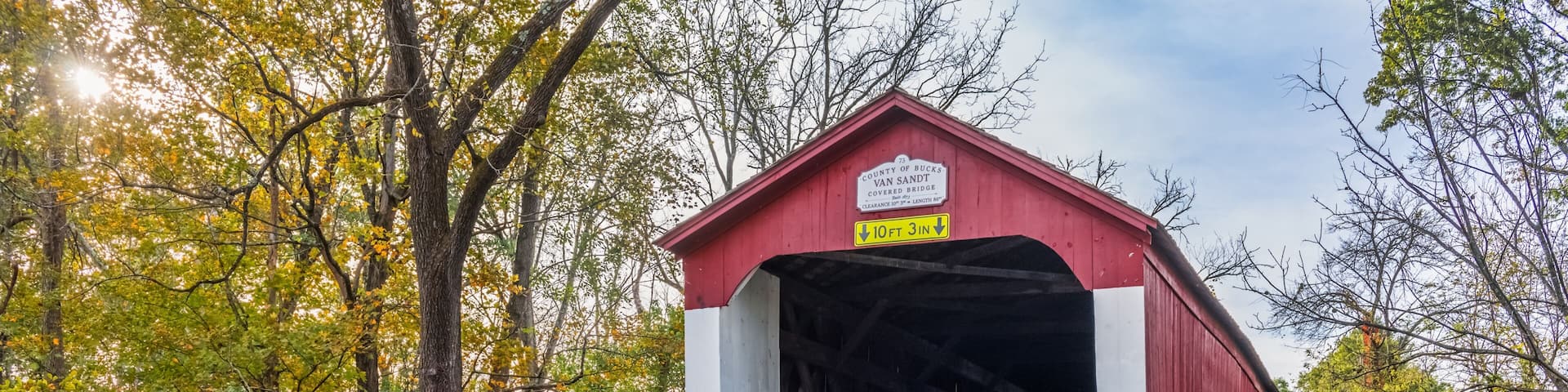 Van Sandt Covered Bridge View
