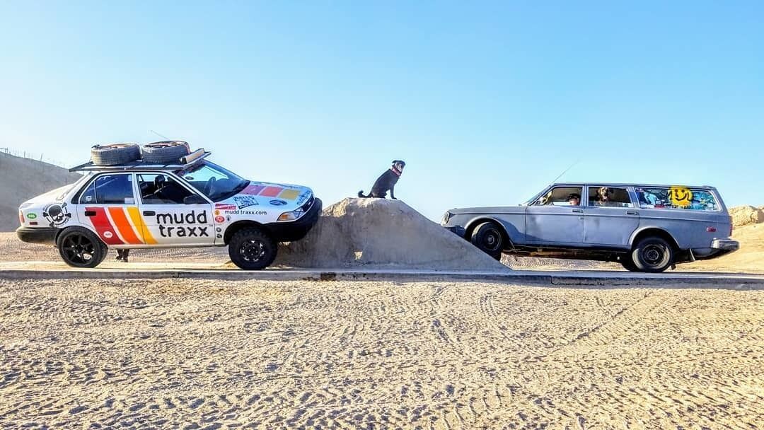 We've got 4 wheels, does that count as 4x4?!