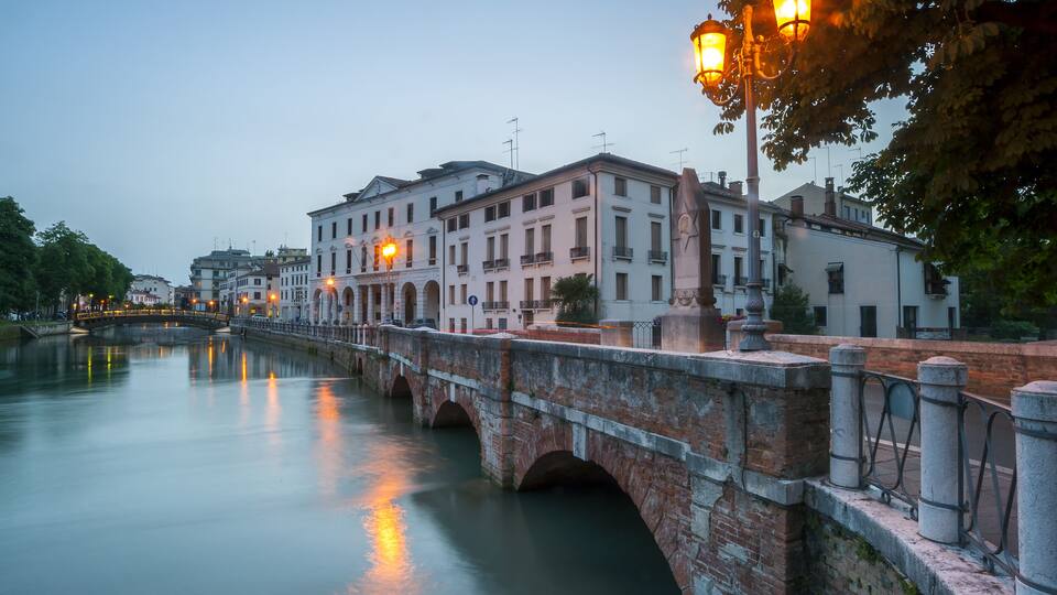 The northern Italian town of Treviso in the province of Veneto, it is located close to Venice, Padua and, Vicenza