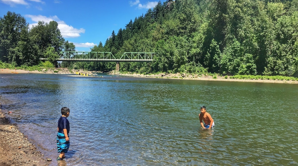 Perfect family getaway during summer. Beautiful swimming hole located in Lewis and Clark state park. Fun for the whole family specially on a hot summer day.