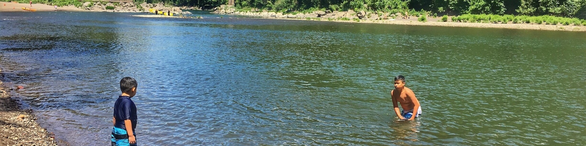 Perfect family getaway during summer. Beautiful swimming hole located in Lewis and Clark state park. Fun for the whole family specially on a hot summer day.