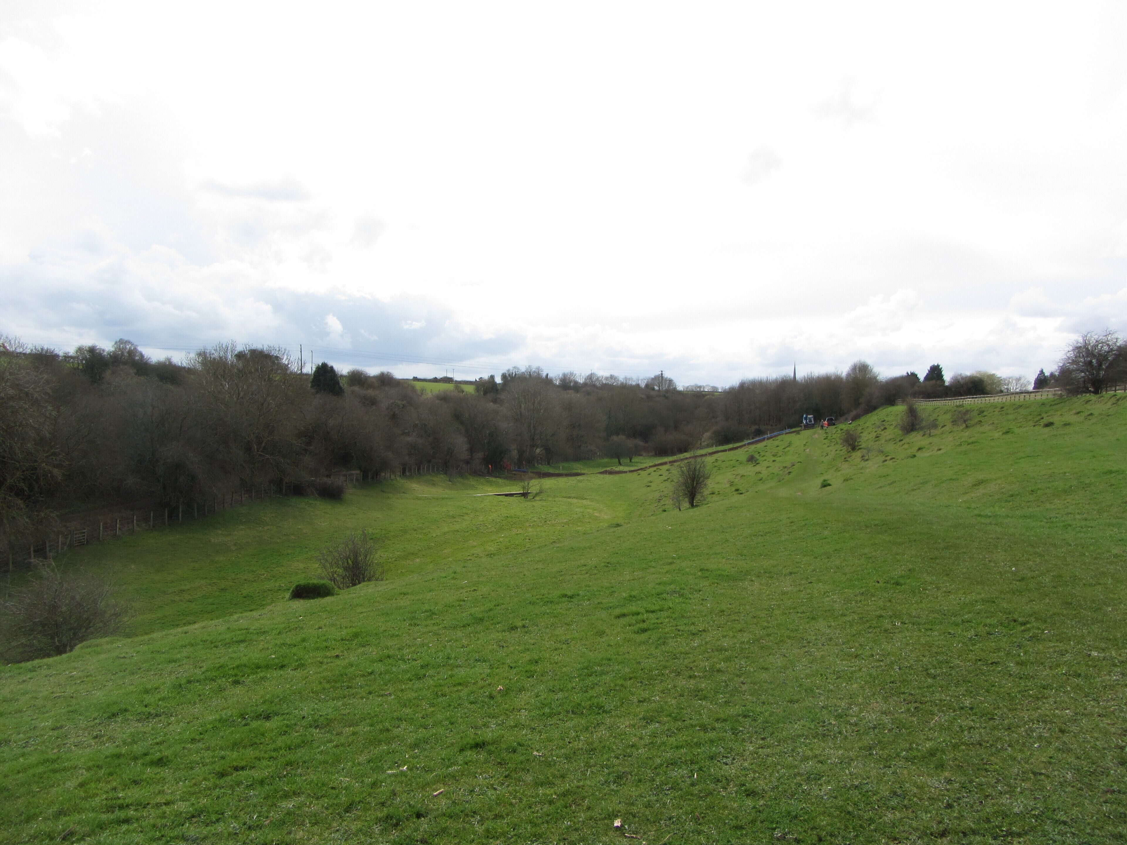 Park above the railway - Tetbury - March 2012