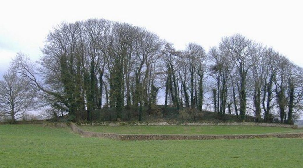Long barrow, Drews farm Located west of Leighterton.