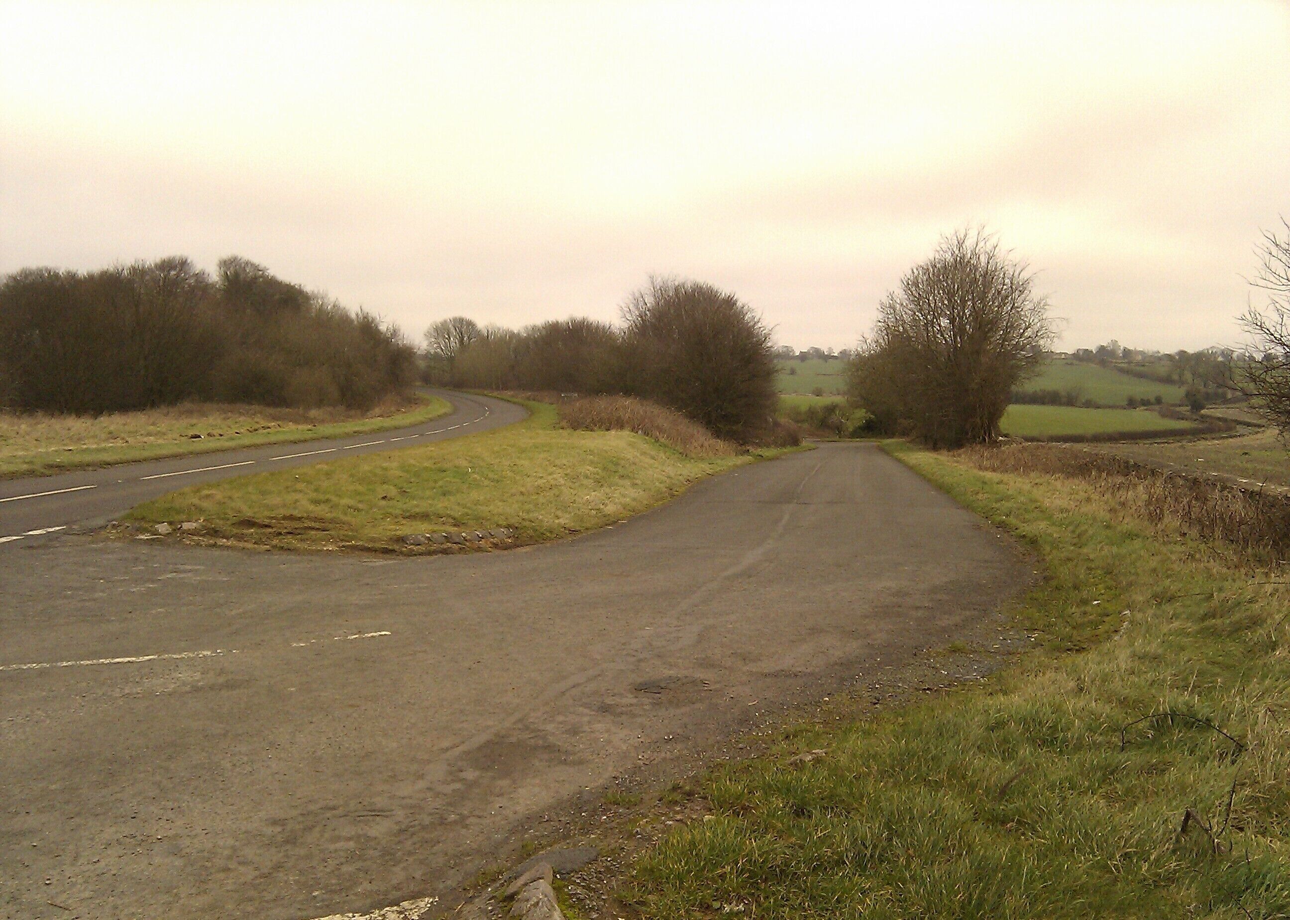 Lonely Roads on The Cotswolds, January 2012.