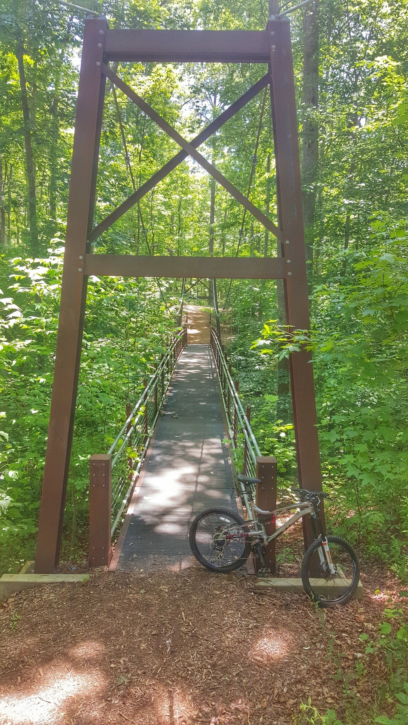 Pretty cool park...a little too short to ride but perfect for walking or jogging