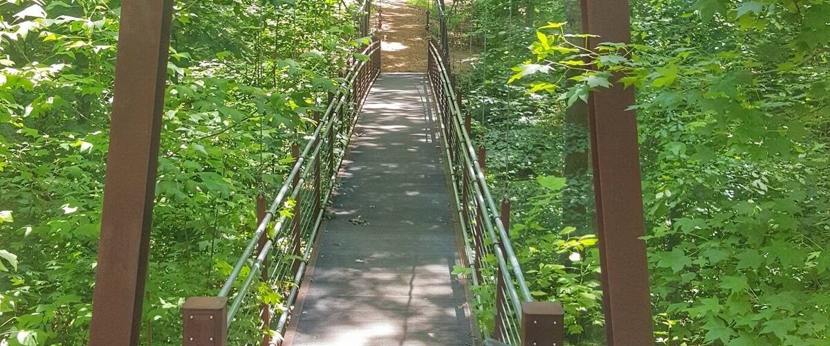 Pretty cool park...a little too short to ride but perfect for walking or jogging