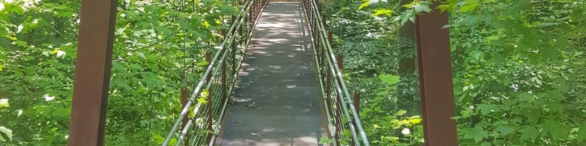 Pretty cool park...a little too short to ride but perfect for walking or jogging