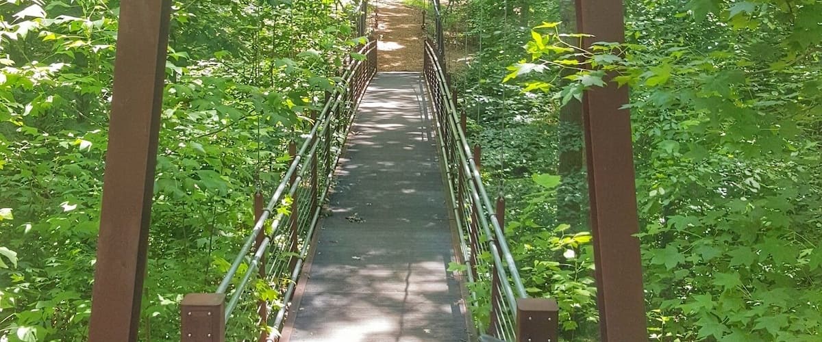 Pretty cool park...a little too short to ride but perfect for walking or jogging