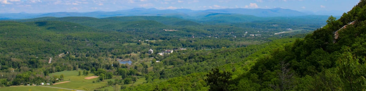 Hudson Valley Shawngunk Mountains Scenic Byway Overlook on Rt 52