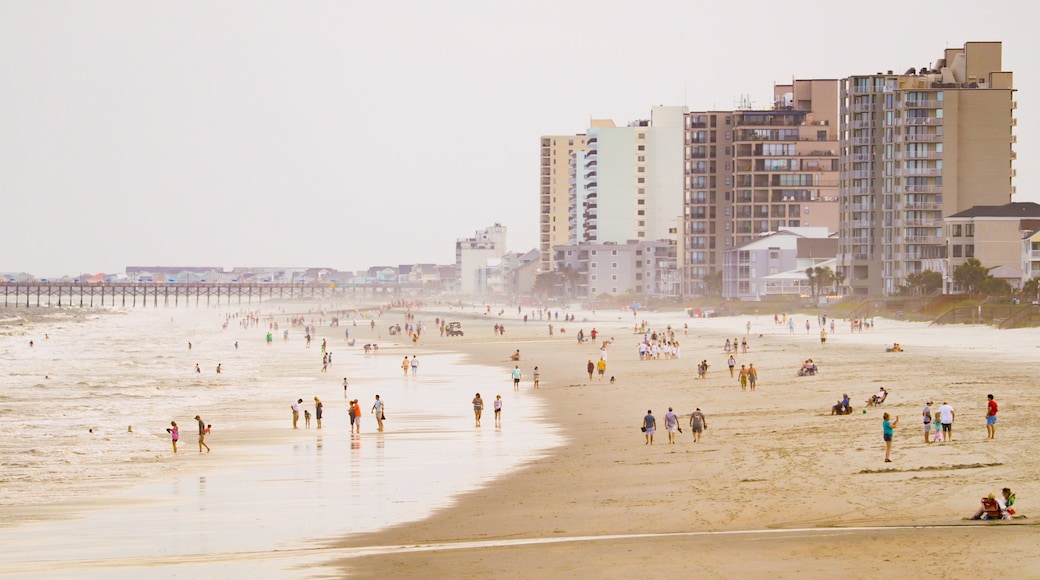 Surfside Beach featuring a coastal town, general coastal views and a beach