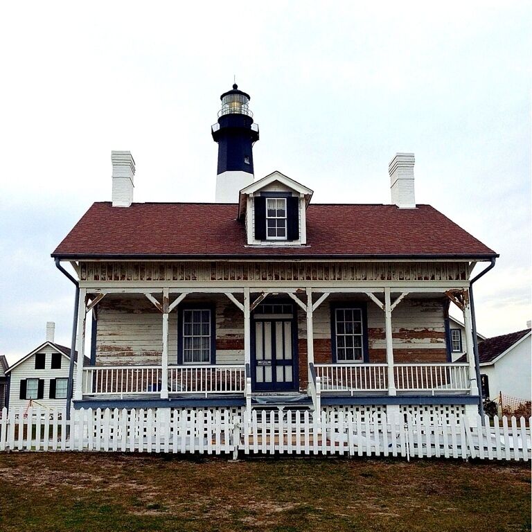 A lighthouse on Tybee was one of the first public structures in Georgia. Completed in 1736 by William Blithman of cedar piles and brickwork, its 90 foot height made it the loftiest in America. Destroyed in a storm, it was replaced by another built by Thomas Sumner in 1742 which Oglethorpe called "much the best Building of that kind in America." It was almost entirely rebuilt in 1757 by Cornelius McCarty and James Weyms. In 1773 John Mulryne built the third lighthouse on a third site. The Mulryne lighthouse forms the base of the present structure, making part of it of Colonial construction. In 1791 Georgia ceded it with 5 acres to the Federal government. Partially destroyed by the Irish Jasper Greens of Savannah during Union occupation of the island, it was repaired and today is one of the famous lighthouses on the Eastern seaboard.