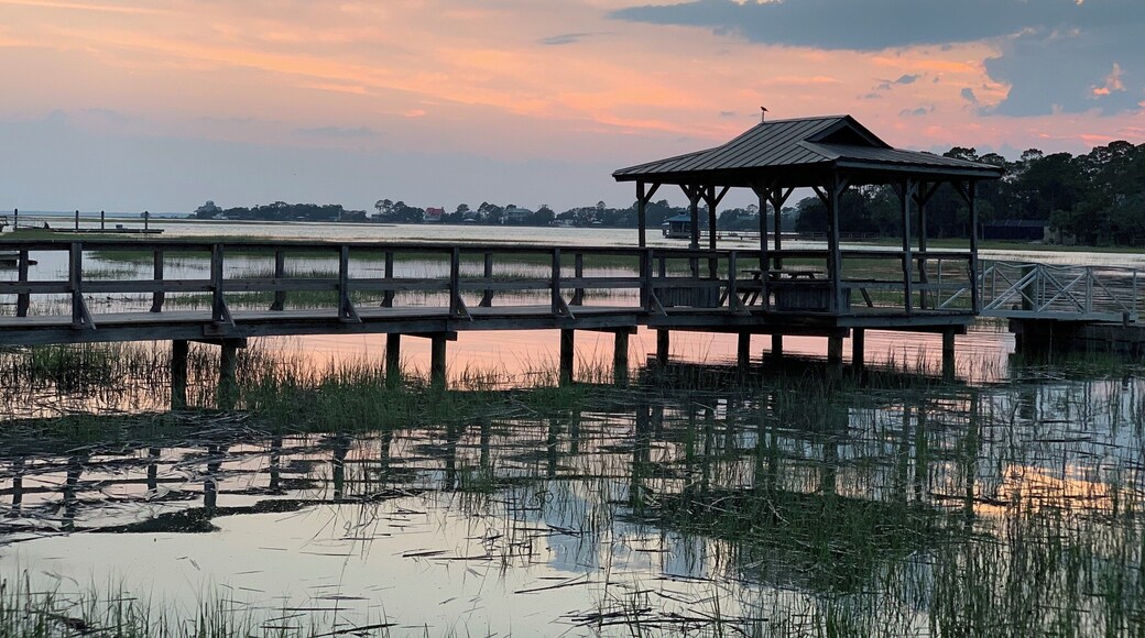 Sunsets with no filters on the south end of Tybee Island.