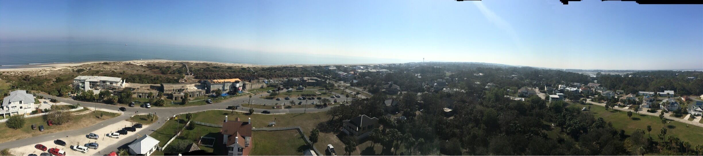 View from top of Tybee island light house