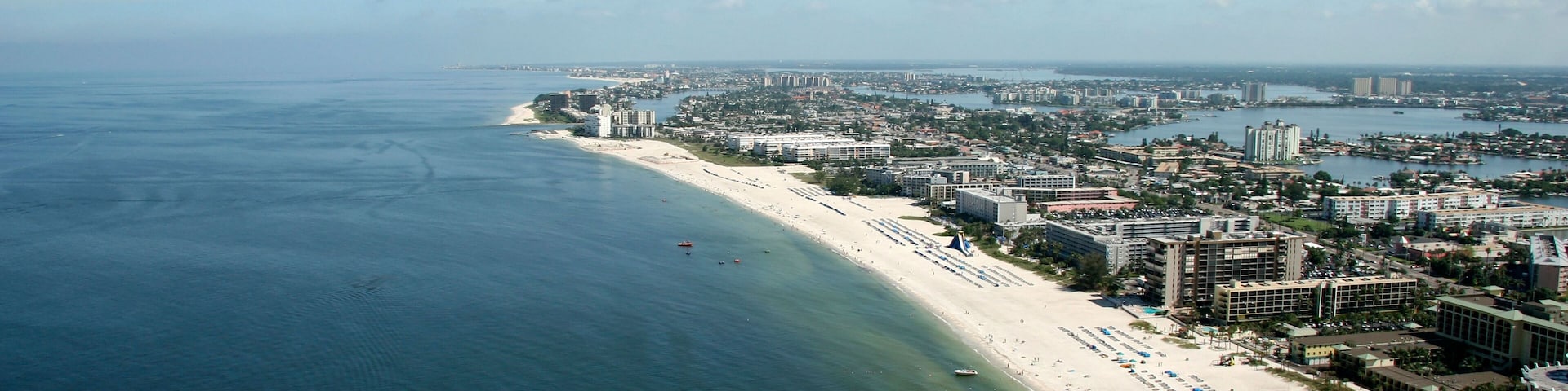 A8B0H2 Aerial view of Conch key, Saint Petersburg, North Redington beach, Florida