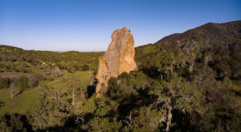 APRIL 2024, PASO ROBLES, CA - Chimney Rock amongst California Oaks