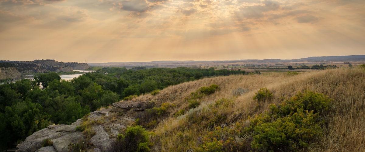 Overlook at Pompeys Pillar National Monument