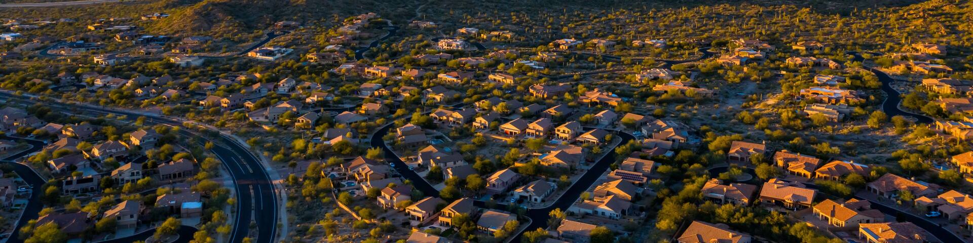 aerial view of East Mesa Arizona