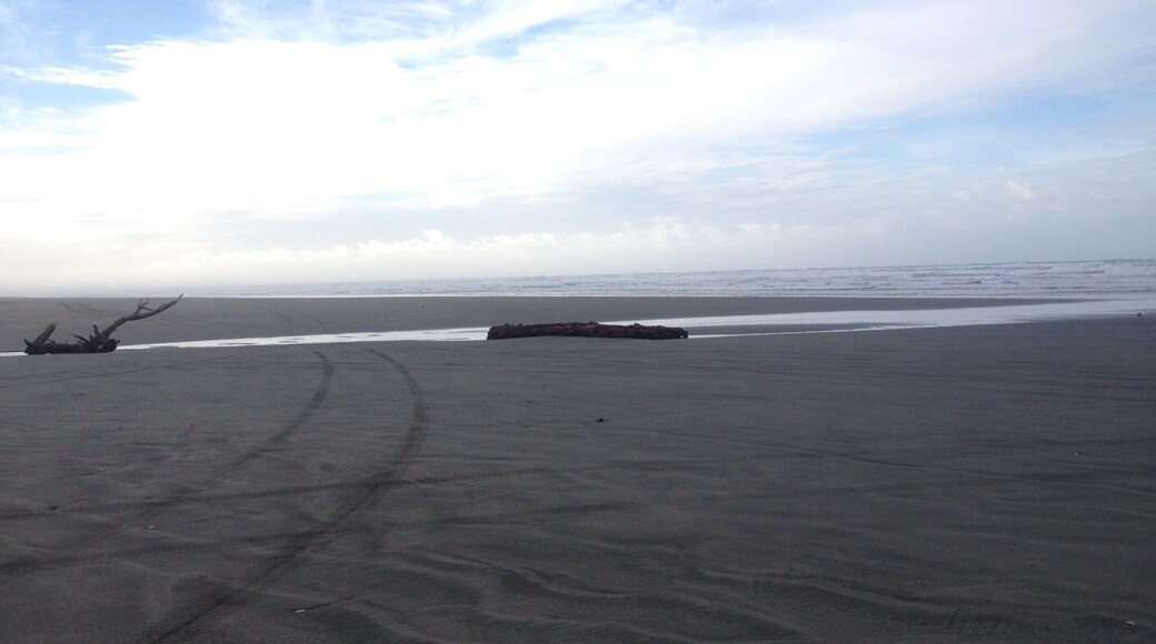 A beach that makes you feel as though you are at the edge of the world.
