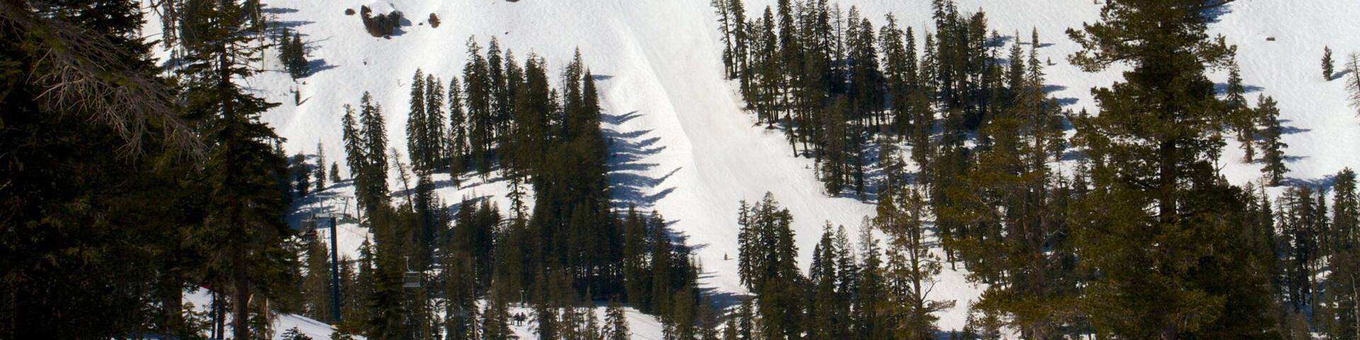 South Lake Tahoe which includes snow and tranquil scenes