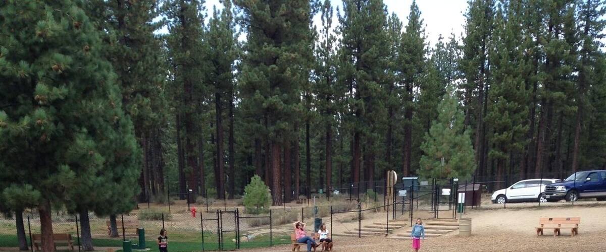 Small dog park inside Bijou Community Park.