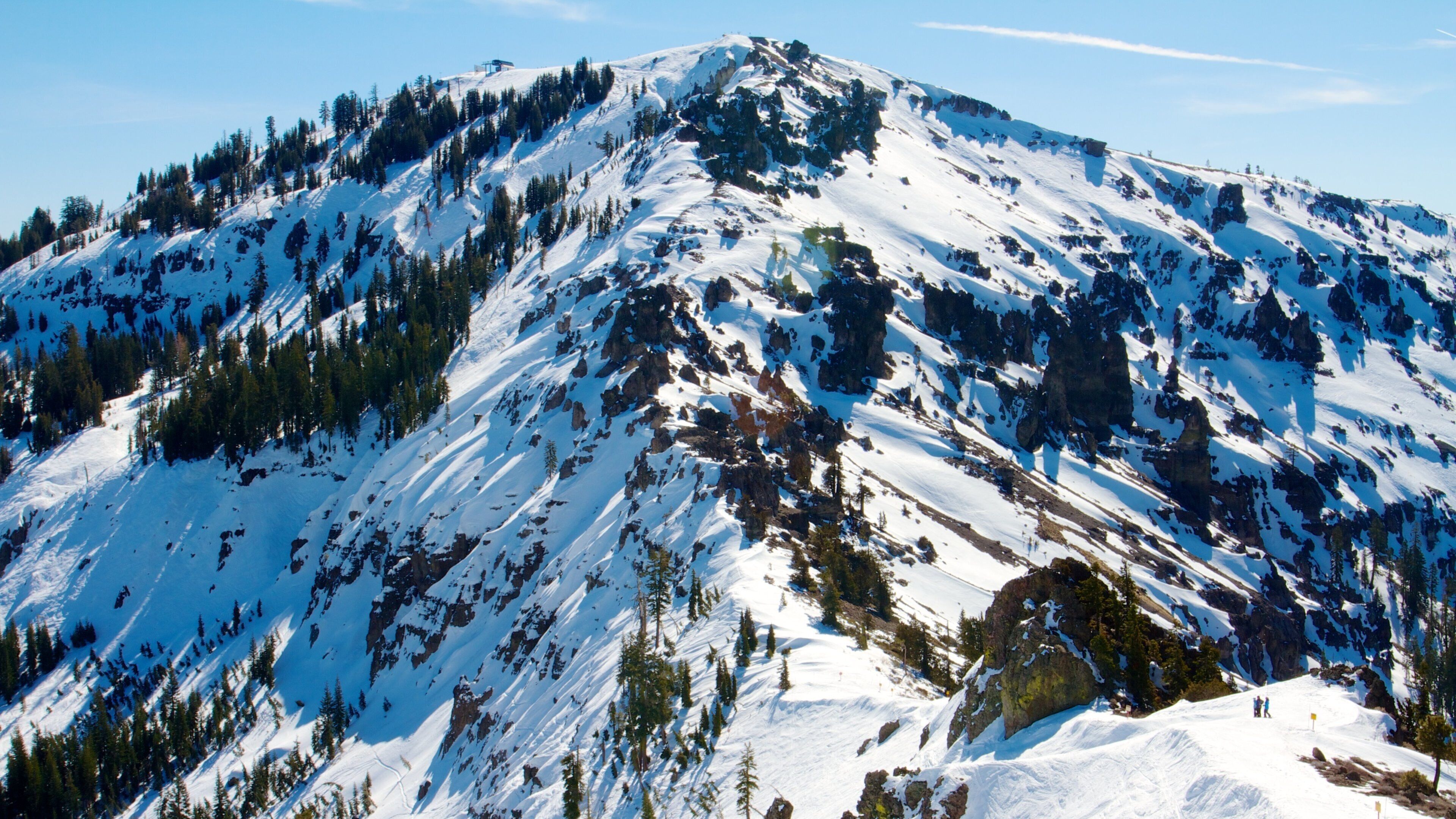 Sugar Bowl das einen Schnee, Berge und Landschaften