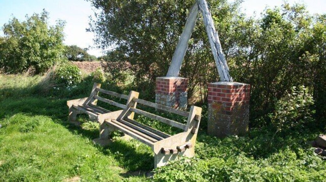 Whalebone Arch, Patrington, East Riding of Yorkshire, England. Reputedly brought to Patrington by a sea Captain and fashioned into an arch on Holmpton Road.
