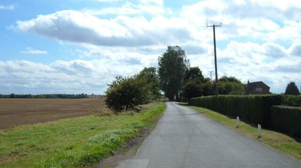 Lambwath Lane, west of Withernwick, East Riding of Yorkshire, England.