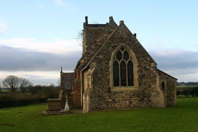 St Margaret's Church, Long Riston, East Riding of Yorkshire, England. Looking west from position