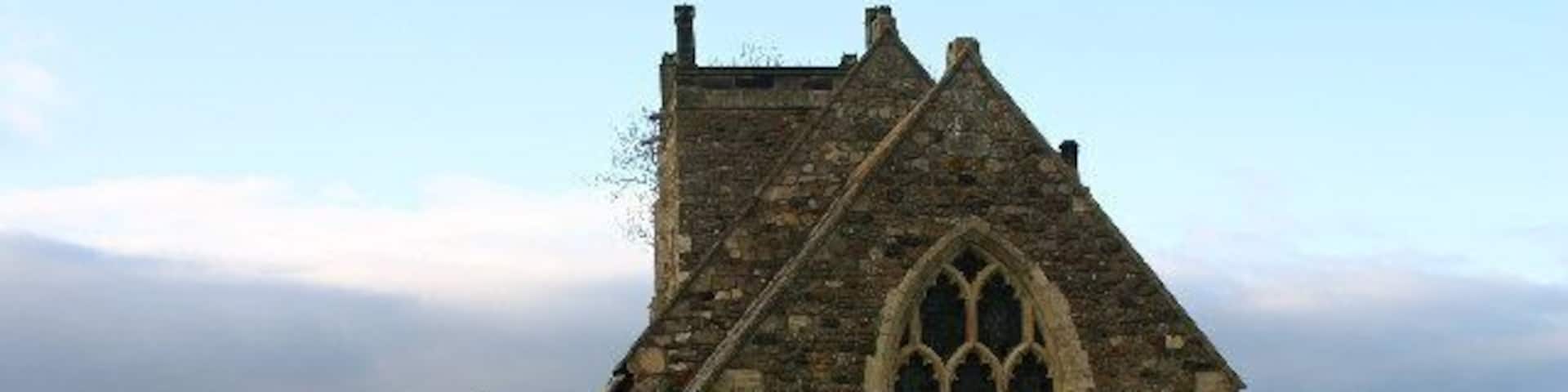 St Margaret's Church, Long Riston, East Riding of Yorkshire, England. Looking west from position