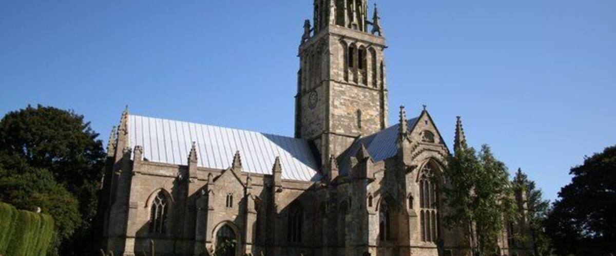 St.Patrick's church, Patrington, East Riding of Yorkshire, England. View from the south west