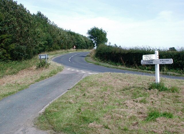 Huddle Cross, East Riding of Yorkshire, England. Junction of the parish boundaries between Catwick, Rise and Riston on the B1243 south of Sigglesthorne. There was possibly once a stone cross here but I have found no written reference to it.