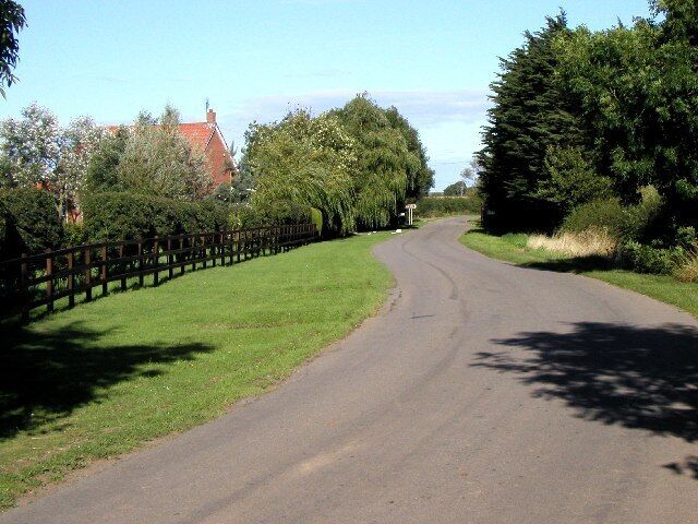 On the Humbleton to Garton road, East Riding of Yorkshire, England. Located north of Fitling. Taken at MR: TA25203507 looking due eastwards.