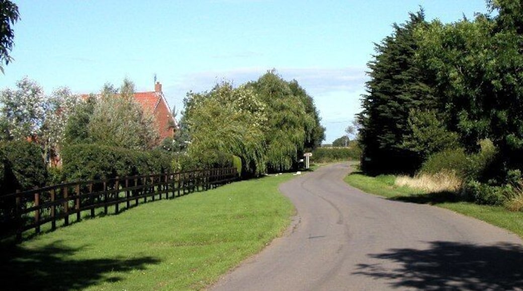 On the Humbleton to Garton road, East Riding of Yorkshire, England. Located north of Fitling. Taken at MR: TA25203507 looking due eastwards.
