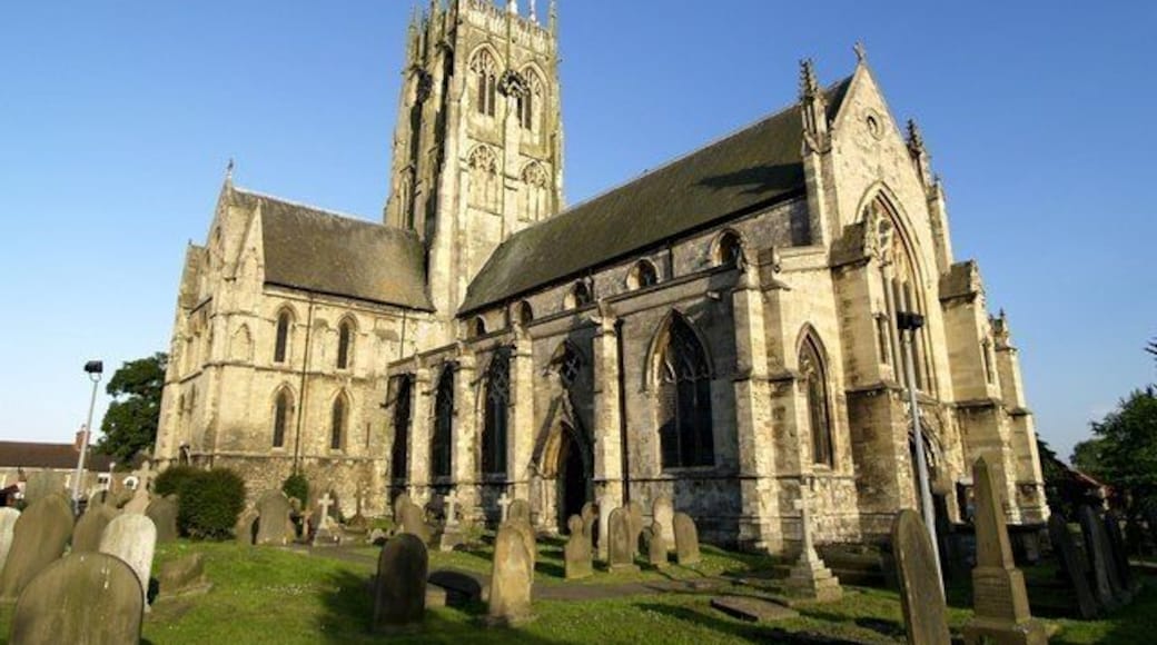 St. Augustine's Church, Hedon, East Riding of Yorkshire, England. Taken in the evening sunshine