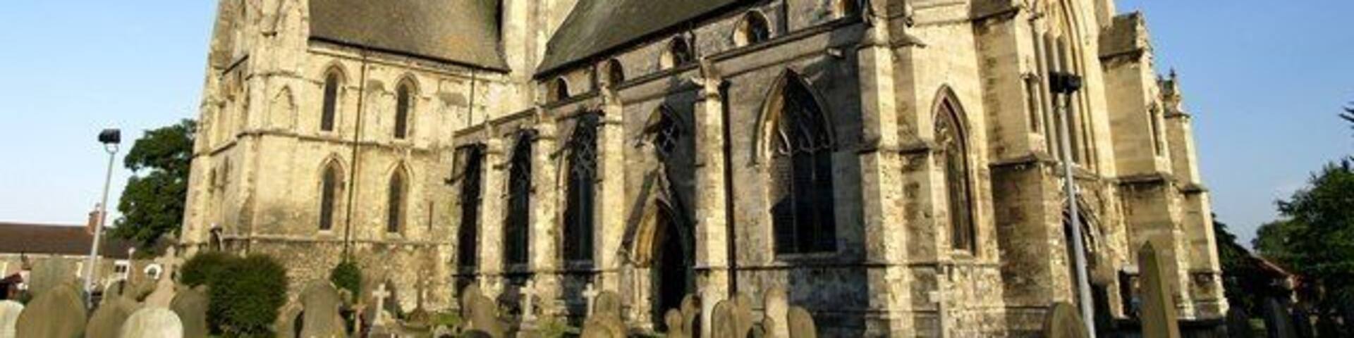 St. Augustine's Church, Hedon, East Riding of Yorkshire, England. Taken in the evening sunshine