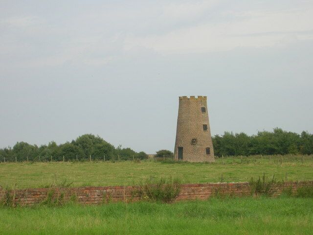 Old Windmill, Garton, East Riding of Yorkshire, England.