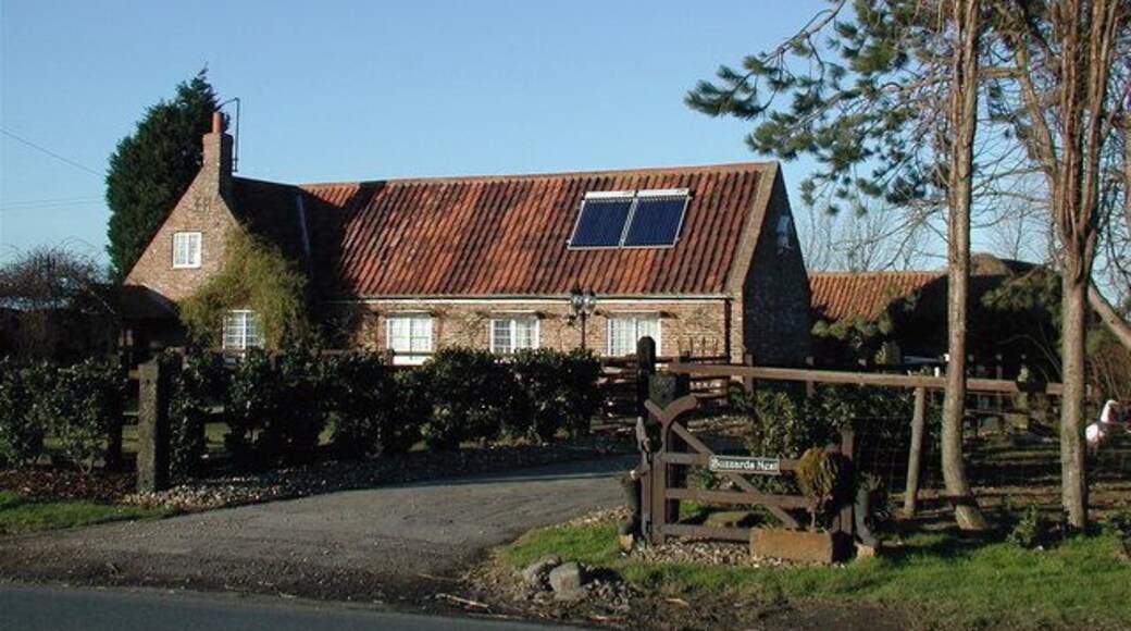 Buzzards Nest, Burton Pidsea, East Riding of Yorkshire, England. Smallholding near the northeast corner of Burton Pidsea parish, on the north side of the road to Roos.
