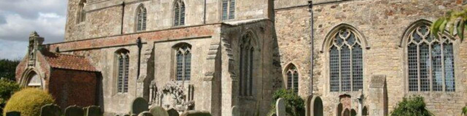 St Mary's parish church, Welwick, East Riding of Yorkshire, England.