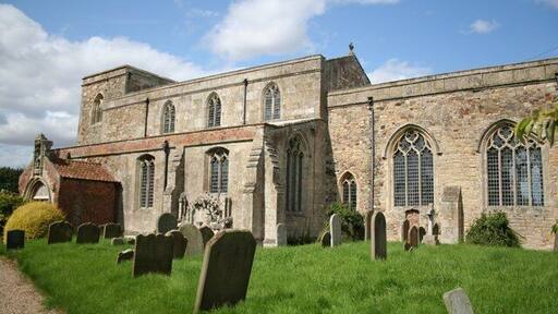 St Mary's parish church, Welwick, East Riding of Yorkshire, England.
