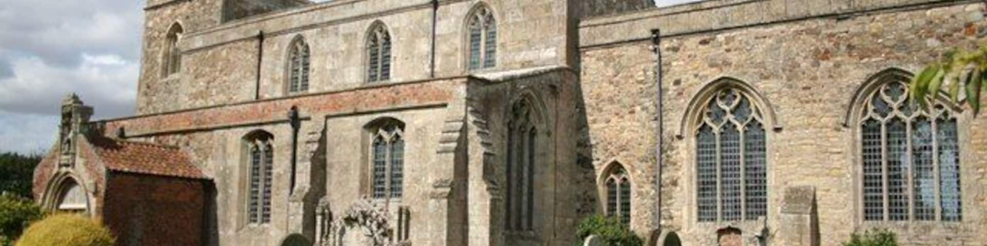 St Mary's parish church, Welwick, East Riding of Yorkshire, England.