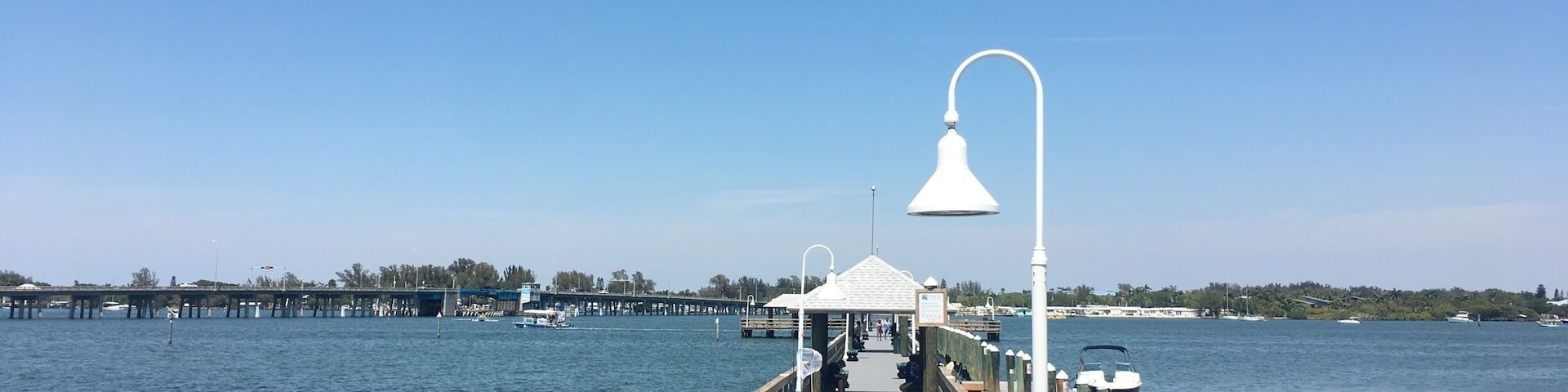 Quiet and small fishing town Bradenton beach