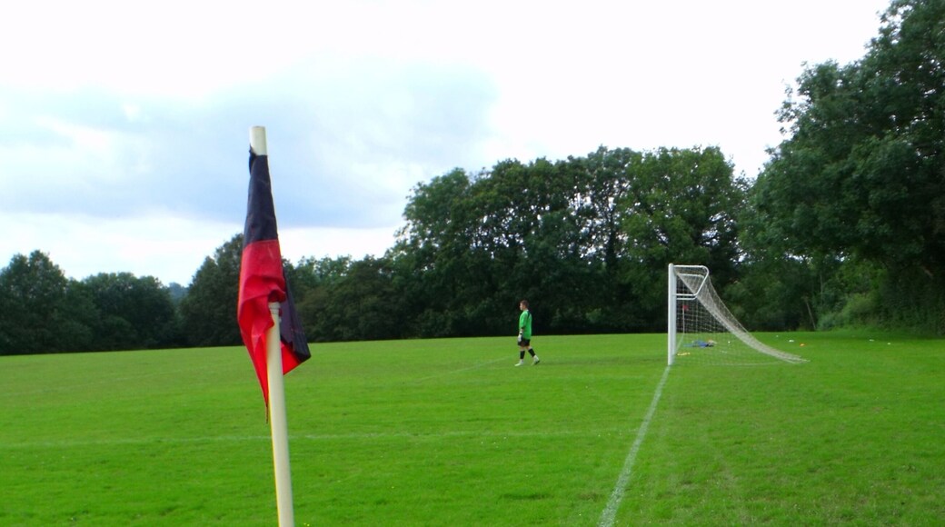 Corner flag.