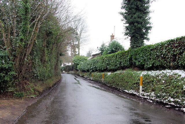 Rocks Lane Overnight snow is melting away.